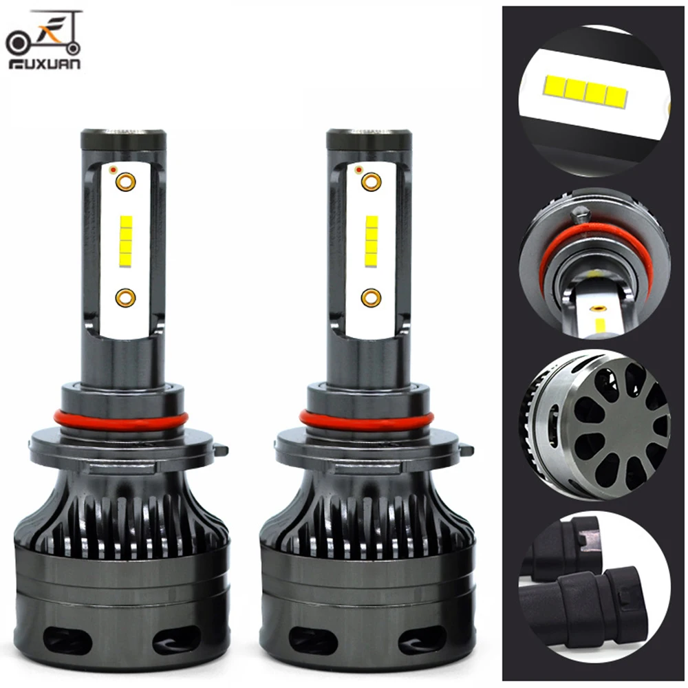 

Автомобильные передние фары H4 LED H7 canbus H1 H3 H8 H9 H11 9005 HB3 9006 HB4 9012 60 Вт 6000 лм K автомобильный Стайлинг Автомобильные фары Противотуманные фары