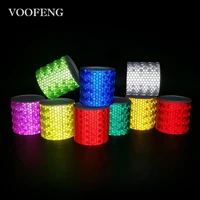 voofeng high intensity reflective tape sticker for car bicycle helmet multi color self adhesive warning tape 5cm3m
