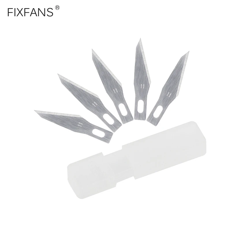 FIXFANS 11 # косой угол лезвия ножа с точками для Хобби Резьба искусство и ремесло
