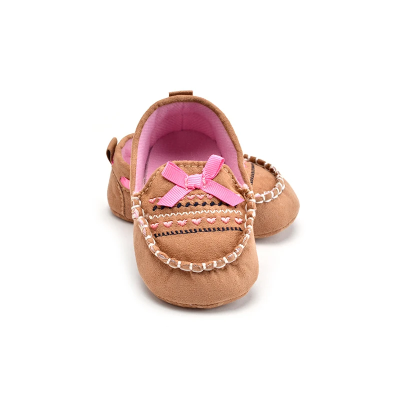 Модная Повседневная весенне-Осенняя обувь для новорожденных девочек Милая без