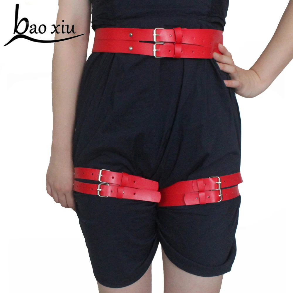 Новый металлический корсет женский ремень винтажная Портупея из искусственной