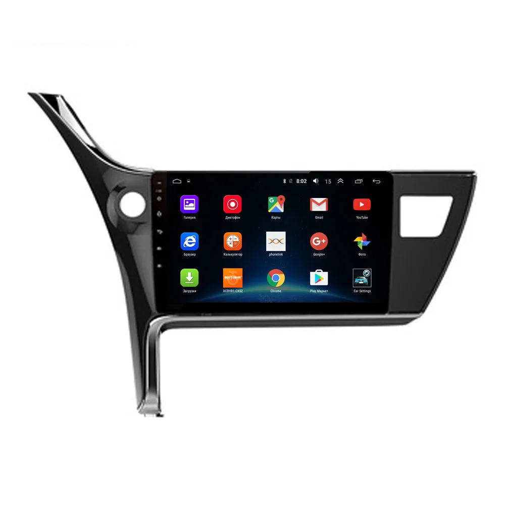 R Way Android автомобильный Dvd Gps мультимедийный плеер для Toyota Corolla 2017 2018 2019 2G + 32G 10 1