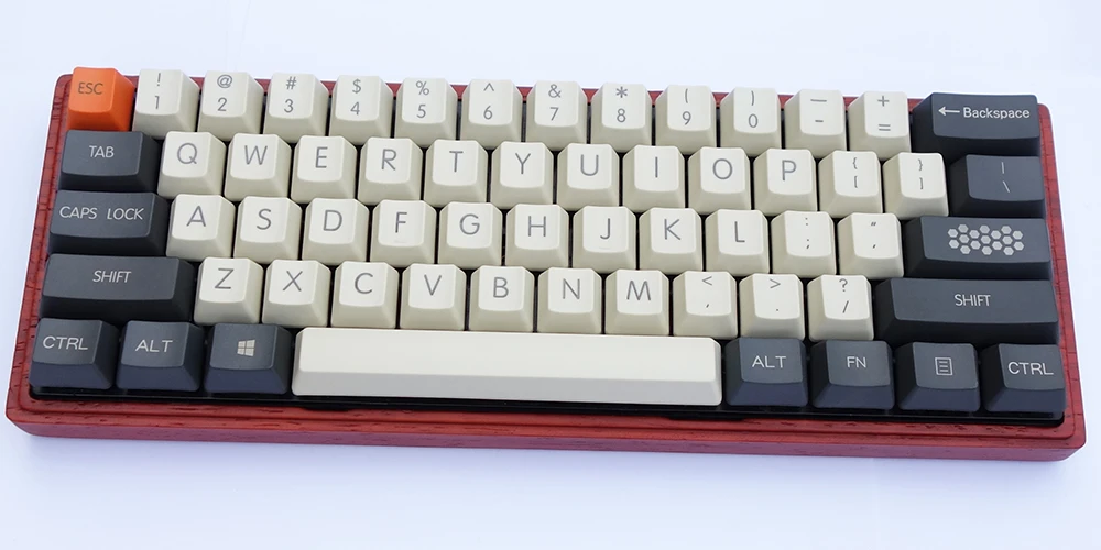 NPKC Винтажный стиль Duke Orange OEM толстые PBT брелки ANSI ISO темно-серый бежевый оранжевый для Cherry MX переключатели механическая клавиатура