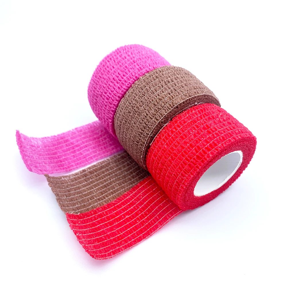 

1PC Tattoo Accesories Grip Wrap Roll Elastic Bandage Handle Tube Disposable Nonwoven Self Adherent tattoo supplies Accesories