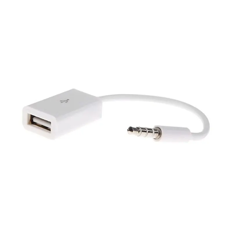 12 В USB 2 0 мама к MP3 DC 3 5 мм штекер AUX аудио разъем преобразователь кабель шнур с