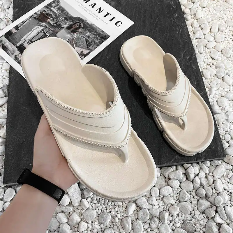 

Skor Shoe Man Brand Big Number Heel Sandal Large Platform Slippers Slippers High Quality Brand Men's Flip Flops Runnig Tennis