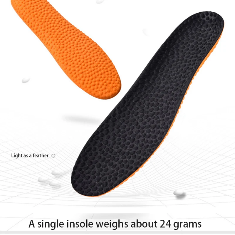Popcorn Memory Foam sports Insoles For Shoes Deodorant Breathable elastic Cushion Running Insoles For Man Women Orthotic Insoles