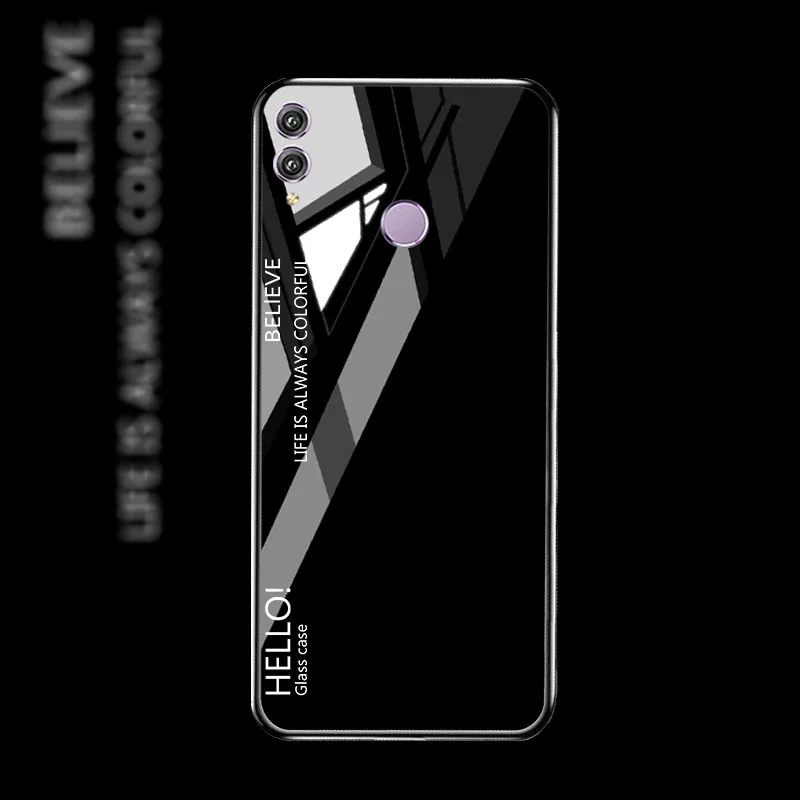 M098 Honor 8X чехол для huawei Honor 20 10i 8A 7C 7A 10 8 9 Lite 8C 9x Max Play чехол s Закаленное Стекло для huawei P20 P30 Lite Pro крышка - Цвет: M098