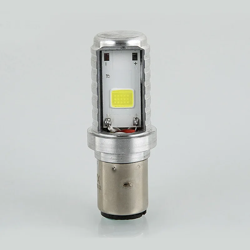 

P15D BA20D X1 12W Electric Motorcycle LED Headlamp Double Face Double Claw High Low Beam Bulb Super Bright Built In Spotlight