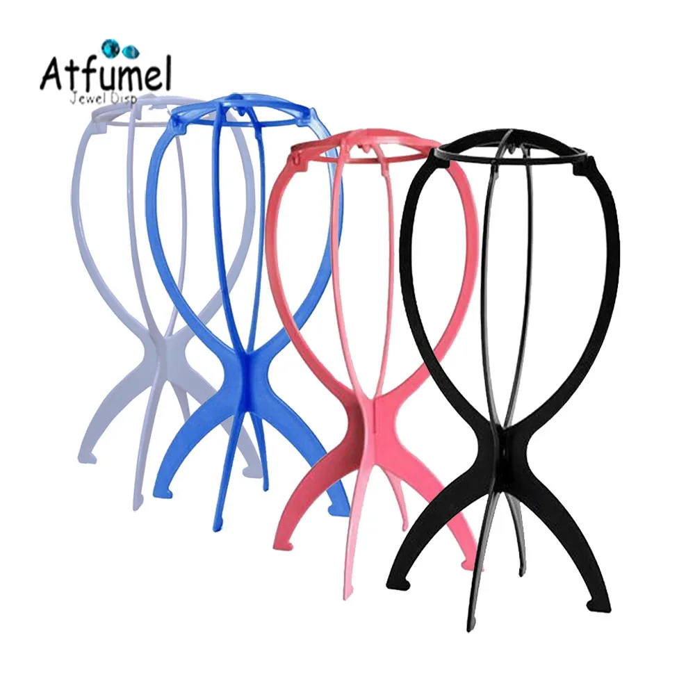 

3Pcs Removable Plastic Wig Stands Plastic Hat Display Wig Cat Holder Necklace Chain Jewelry Mannequin Stand Wig Rack Wholesale