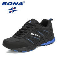 bona 2021 new designers popular sneakers men casual jogging shoes male running shoes athletic walking footwear mansculino trendy