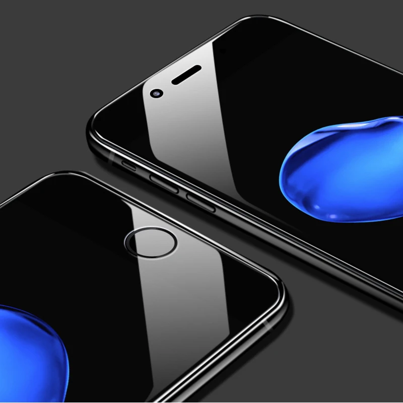 Для Apple 11 закаленное стекло 7 полностью прозрачное высокое разрешение iPhone X полный