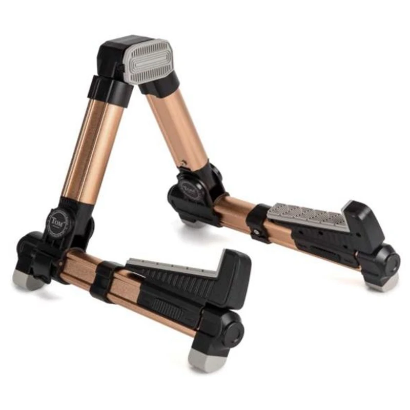 

TOM Ukulele Guitar Stand Multiuse and Portable Folding Stand for Frame Adjustable to Support All Sizes Ukulele, Violin or Guitar