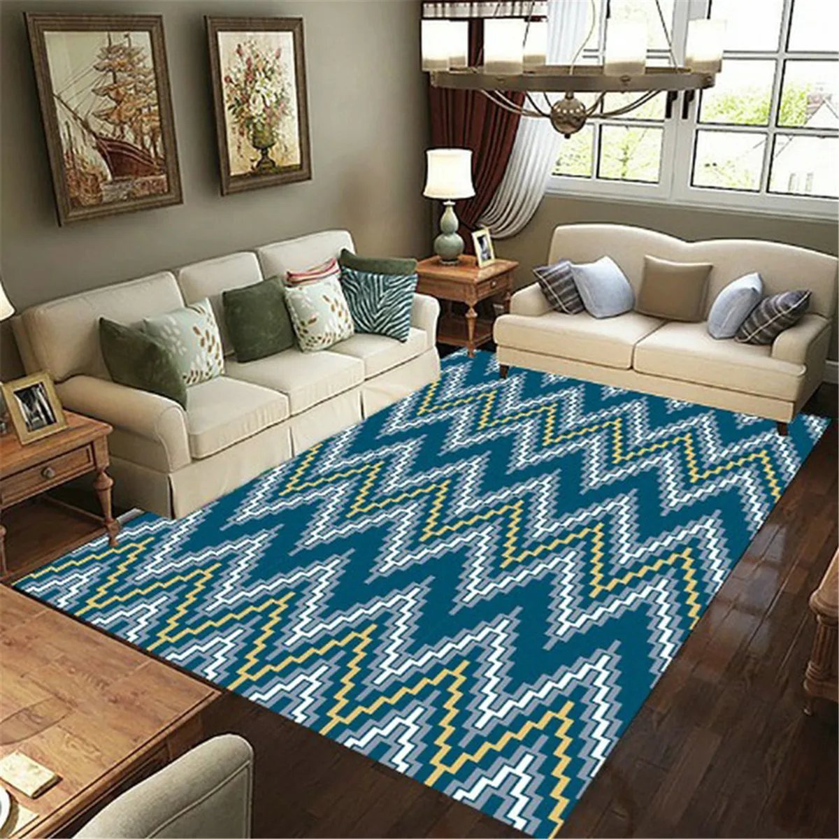 

Retro Geometry Fashion Soft Flannel 3D Printed Rugs Mat Rugs Anti-slip Large Rug Carpet Home Decoration Drop Shipping 06