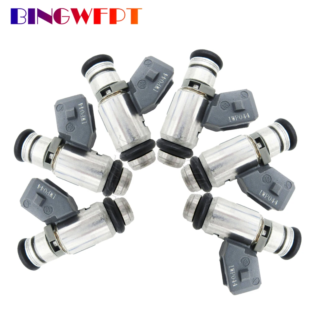 

Топливные форсунки 6 шт./лот для Volkswagen gol 1,6 1,8 pariti 1,6 1,8 santana 1,8 saveiro 1,6 1,8 OEM IWP044