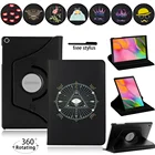 Чехол для планшета Samsung Galaxy Tab A7Tab A 10,1 T510T515Tab S6 Lite с поворотом на 360 градусов + Бесплатный стилус