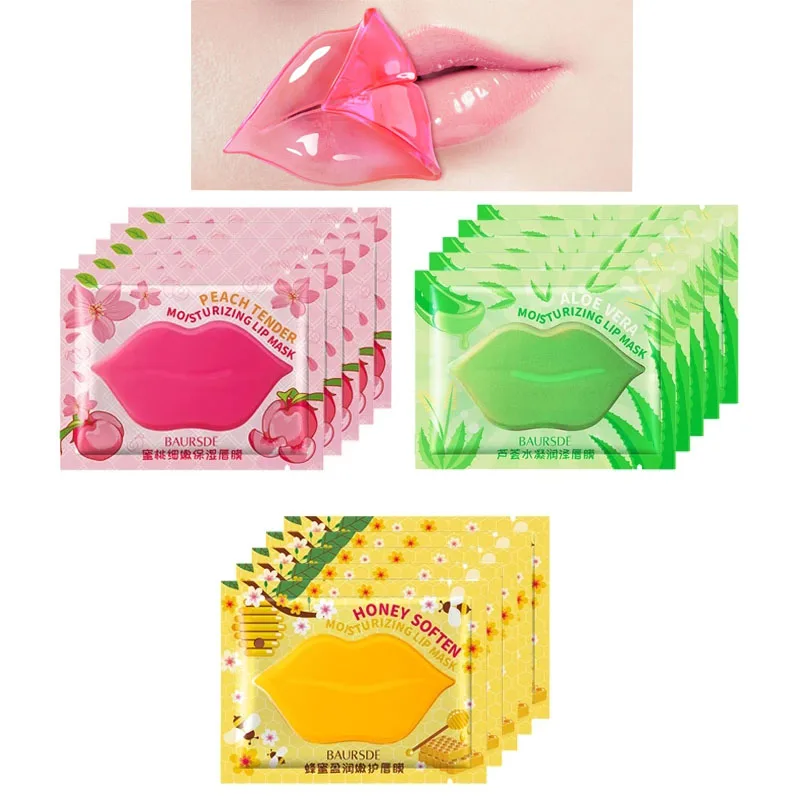 5 шт. коллагеновая маска для губ увлажняющая |