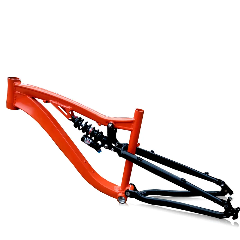 Kalosse Aluminum Alloy Bicycle Frame Custimized 26/27.5 Inches Full Suspension Mountain Bike Frames | Спорт и развлечения