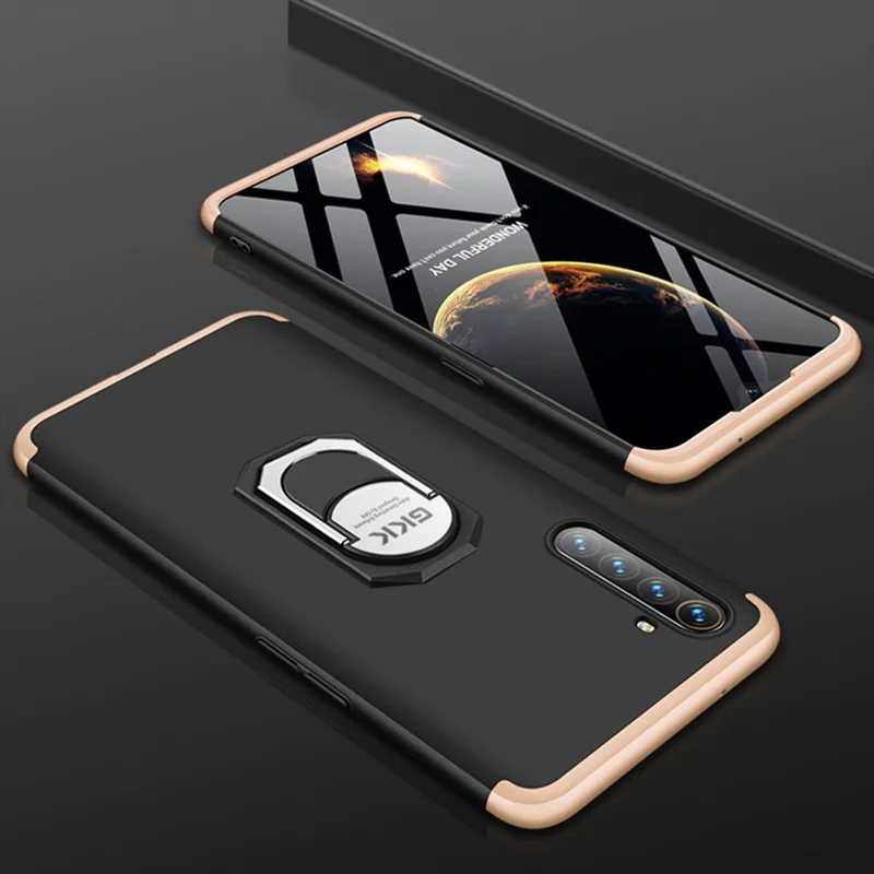 Чехол для OPPO Realme XT чехол X2 роскошный защитный магнитный держатель кольца