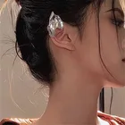 Модные панк Феи Клипсы Серьги для женщин готические нерегулярные металлические ухо манжеты необычный дизайн не пирсинг корейские серьги