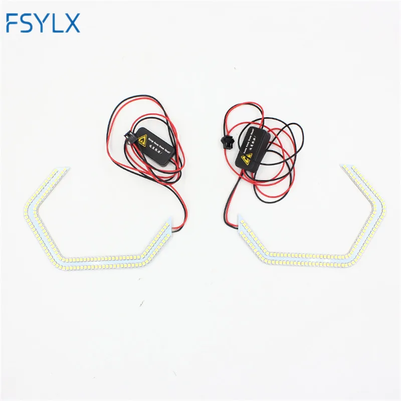 Светодиодсветодиодный ангельские глазки FSYLX SMD для BMW F30 3 серии 335i M3 M5 E90 M4 кольцо с