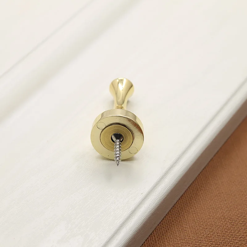 Современный простой хромированный золотистый никелевый цилиндрический