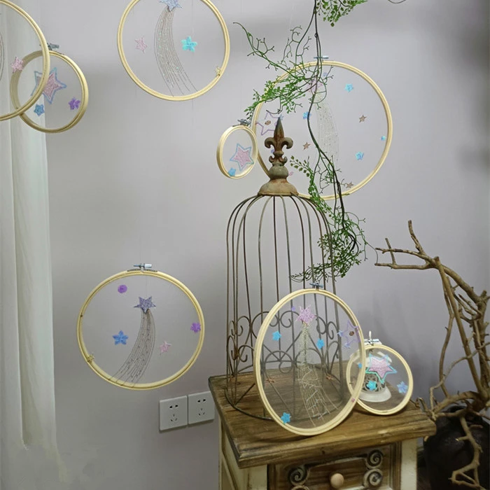 

Wall Wedding Decor Creative handmade hanging decoration props lace Sequins starfish
