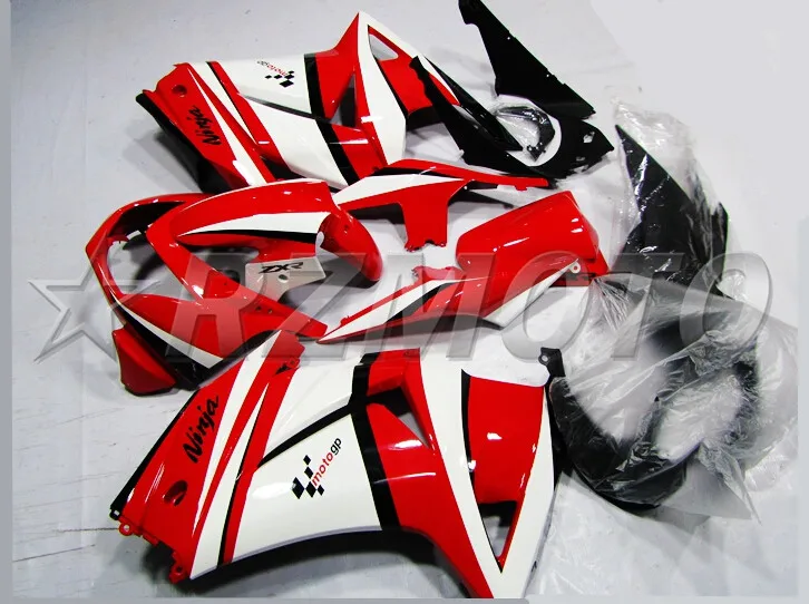 

NEW ABS Full Fairings Kit Fit for Kawasaki Ninja 250 EX250 ZX250R 2008 2009 2010 2011 2012 08 09 10 11 12 13 14 Red white