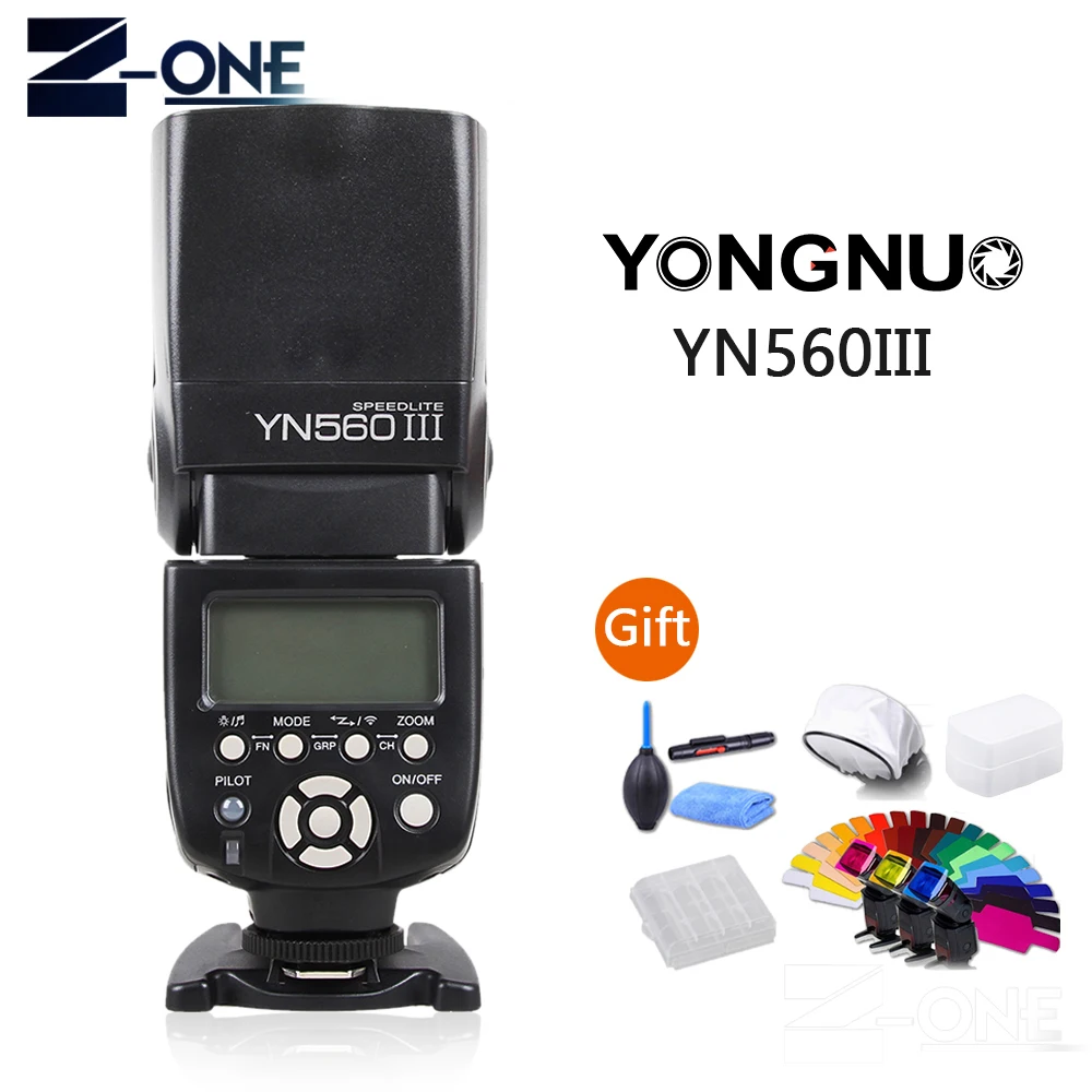 Вспышка YONGNUO Speedlite YN 560 III IV беспроводная вспышка для камер Nikon Canon Olympus Pentax