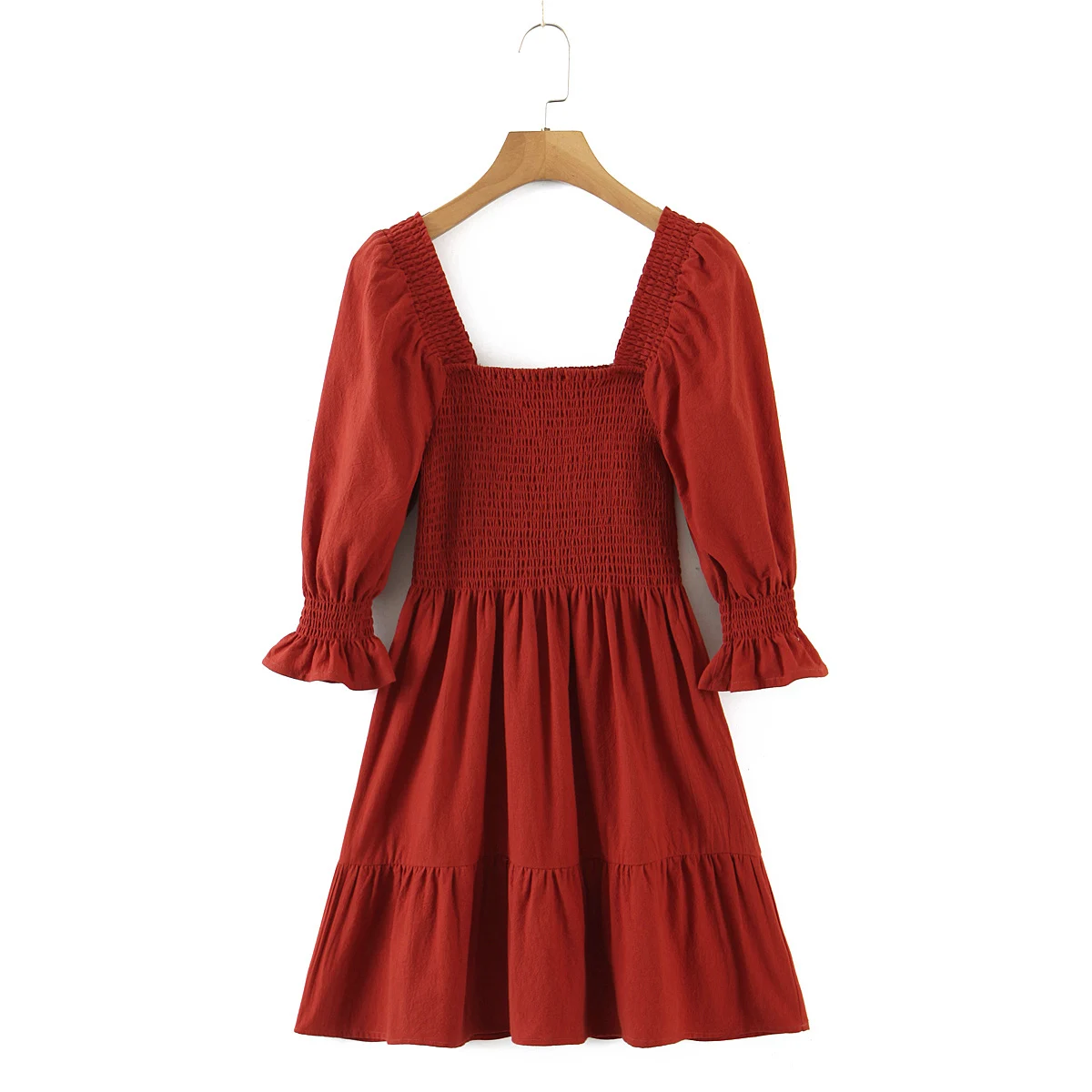 

JC·KILIG 2021 Vintage Bubble Sleeve Dress X6038