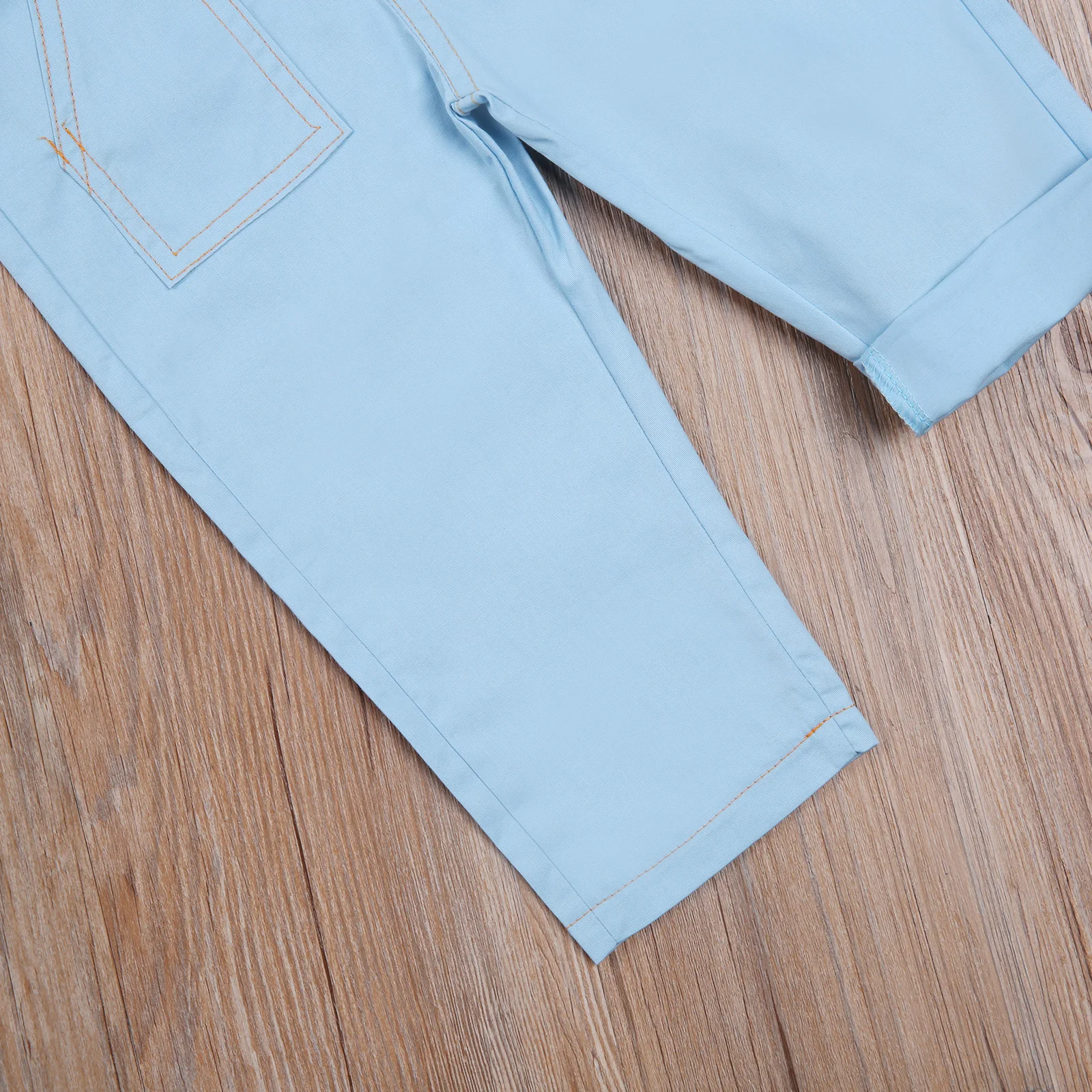 

OPPERIAYA Toddler Baby Button Summer casual Overalls Lovely Sleeveless Color Block One-Piece Bib Rompers with Four Pockets