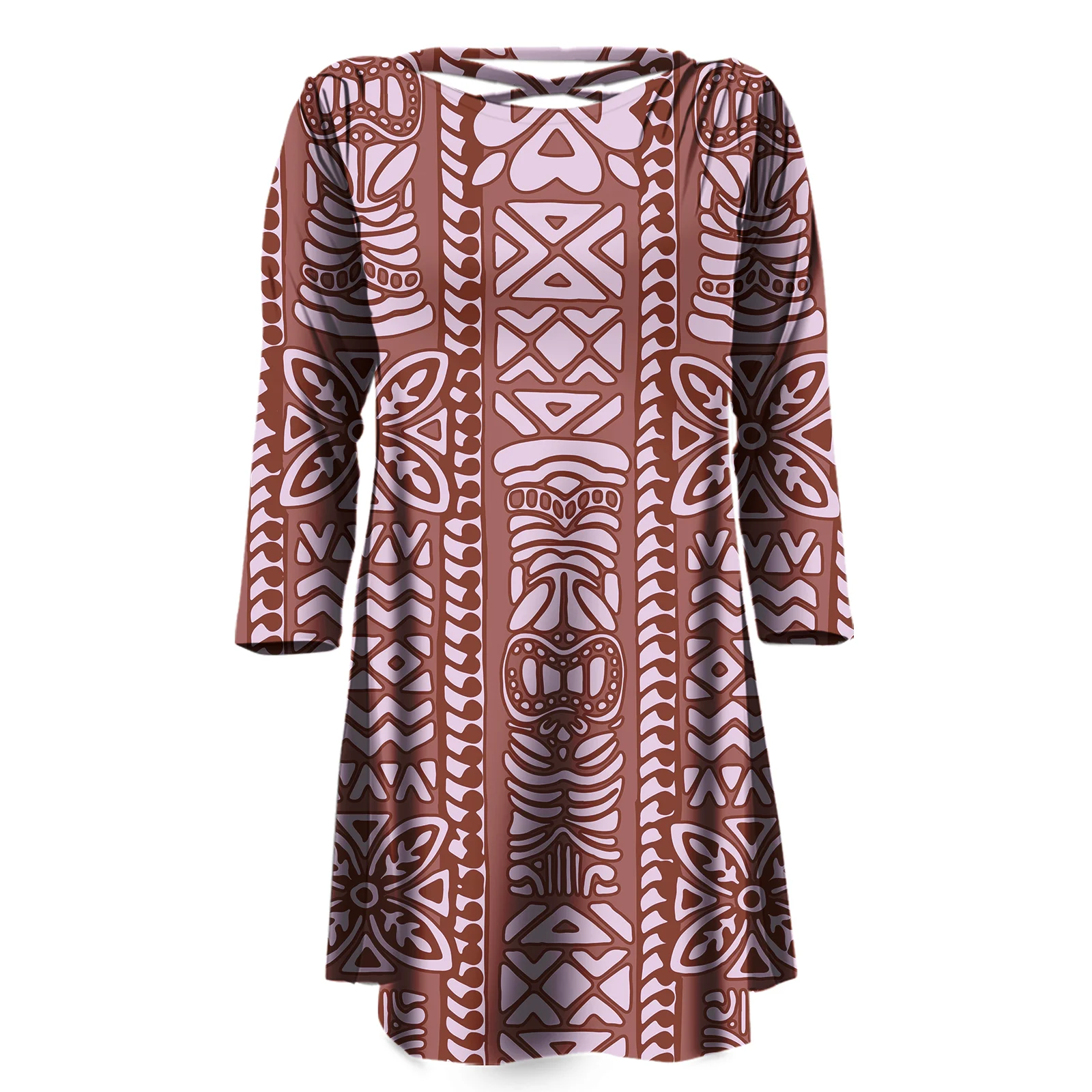 

Полинезийское платье в этническом стиле викингов, женское Повседневное платье, классическое элегантное вечернее платье, пикантное Платье ...