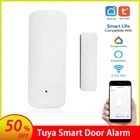 Tuya Smart дверной сигнализации дома WiFi датчик для двери открытый закрытый детекторы, Wi-Fi, app-уведомление оповещения охранной сигнализации Системы