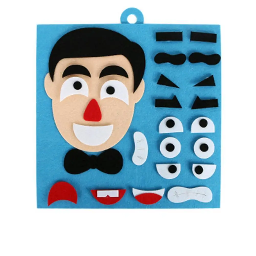 

30CM*30CM Creative ExpressionDIY Toys Emotion Change Puzzle Toys Kids Educational Toys For Children Learning Funny Set