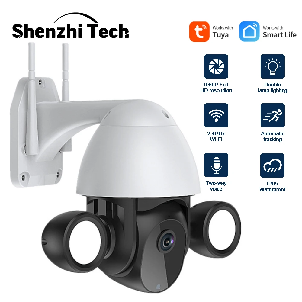 3MP IP Wireless Security Camera Full HD Video Surveillance IR Night Vision Motion Detection 2-Way Audio IP65 Waterproof for Home