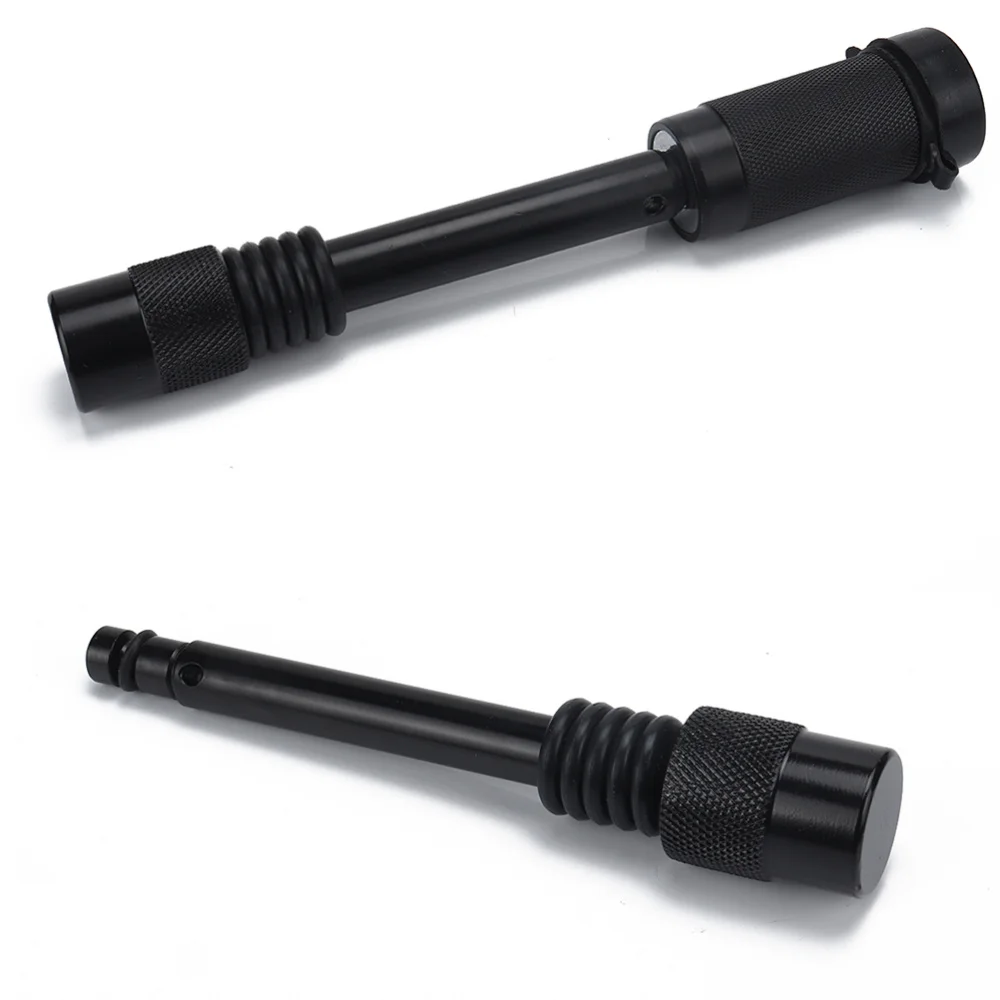 

1 Set 5/8 Inch and 1/2 Inch Trailer Hook Lock Car Safety Drag Lock Trailer Lock Pin Lock American Dumbbell Trailer Lock (Black)