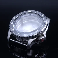 watch case 41mm skx007 skx009 modify replace fit 4r35 4r36 nh35 nh36 movement fashion bezel case sapphire glass