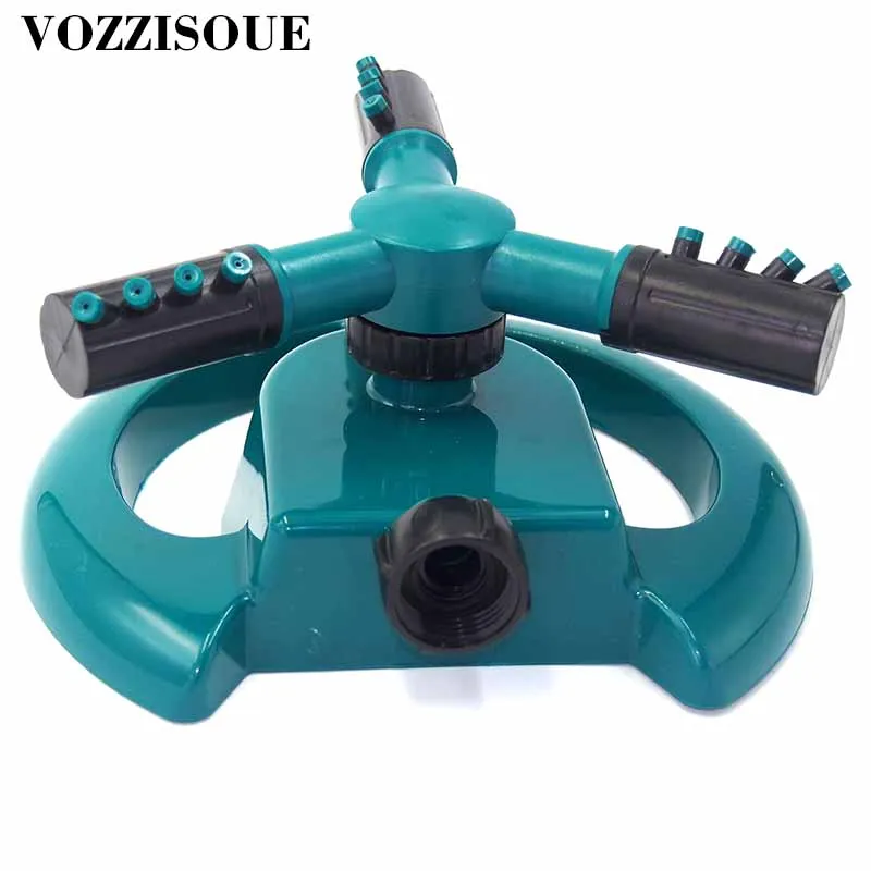 Садовый разбрызгиватель автоматический полив травы газона 360 дюйма вращающийся