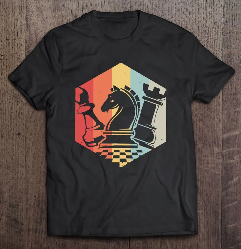 Шахматная футболка на шахматную доску винтажная одежда готическая аниме