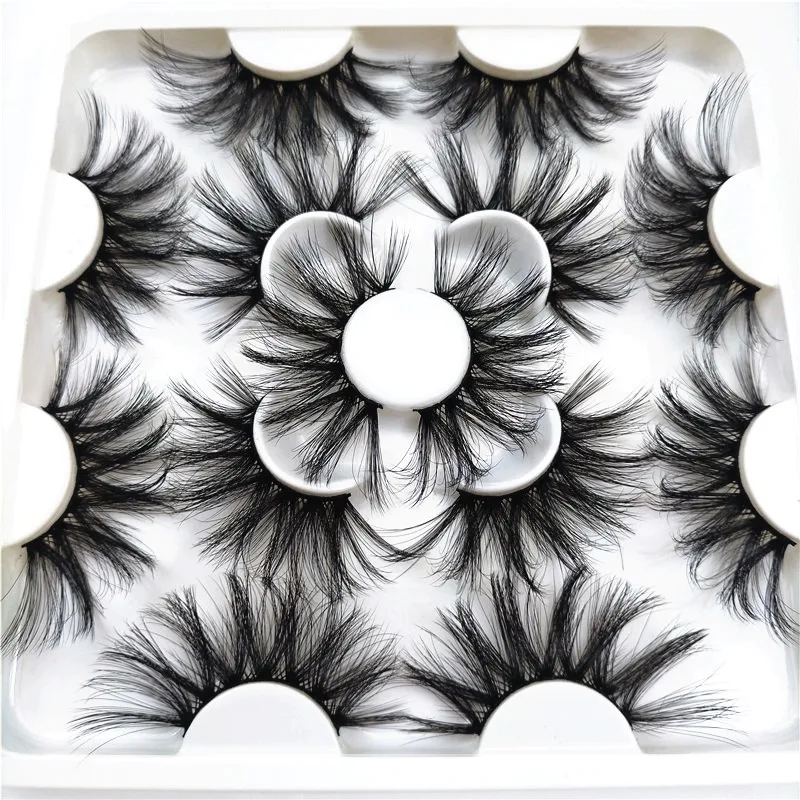 Ресницы из искусственной норки для наращивания пушистые 3d ресницы 25 мм 8 пар 7 |