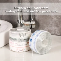 new design waterproof sealing strip bathroom sink bathtub toilet wall seam tape pvc self adhesive waterproof bathroom kitchen