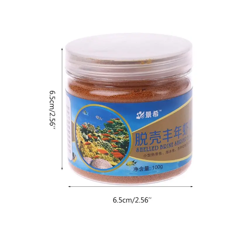 100 г аквариумные маленькие рыбки соленые креветки яйца Здоровое питание для