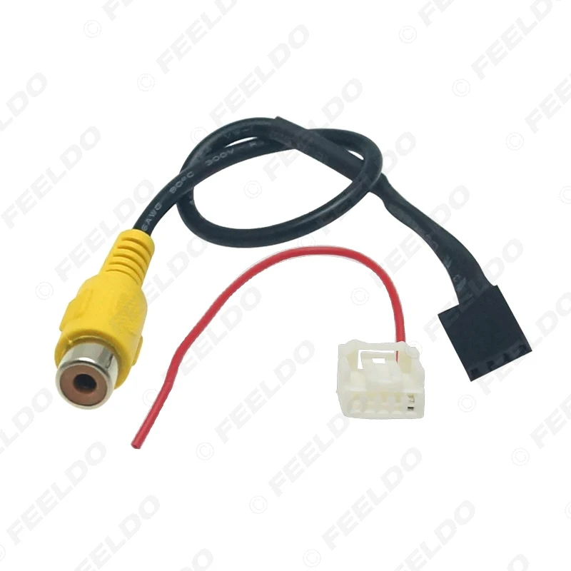 FEELDO Car Rearview Camera Parking Video Plug RCA Reversing Cable Adapter For Toyota Camry OEM Radio With Small Screen | Автомобили и