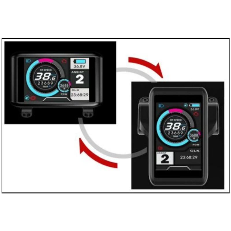 

UKC-1 Colorful Display LCD for MQCON Sabvoton 24-72V Intelligent Sine Wave Controller