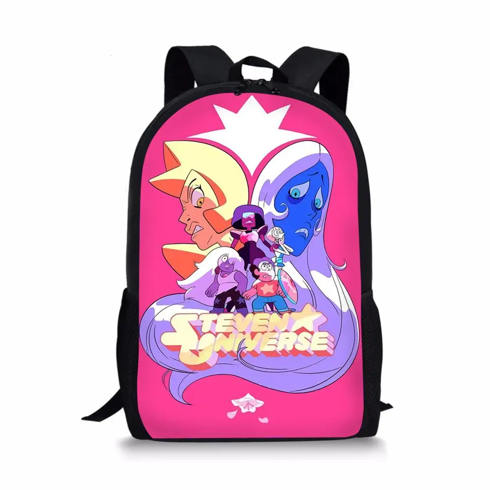 HaoYun Children's School Backpack Steven Universe Pattern Kids Backpack Cartoon Anime Design Toddler Boys Girls School Book Bags