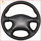 Чехол на руль автомобиля MEWANT из черной кожи для Nissan Almera N16 Pathfinder первоклассный XTrail 2001-2006 Renault Samsung SM3