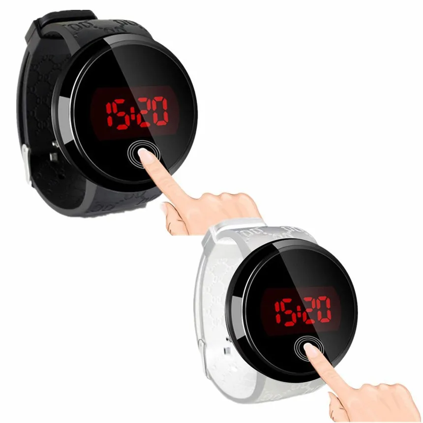 

Children Watch Cool Watch Large Touch Screen LED Electronic Watch Creative Silicone Casual Male and Female Student Led Watch