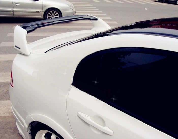 Спойлер для Honda FD2 Civic 2006-2011 FD1 4 шт. спойлер из АБС-материала заднее крыло