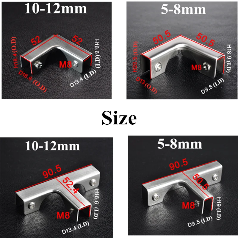 

1pcs L T type right angle fixed clip cabinet combination connecting piece fish tank Glass Fixed For 5-12mm Furniture Hardware