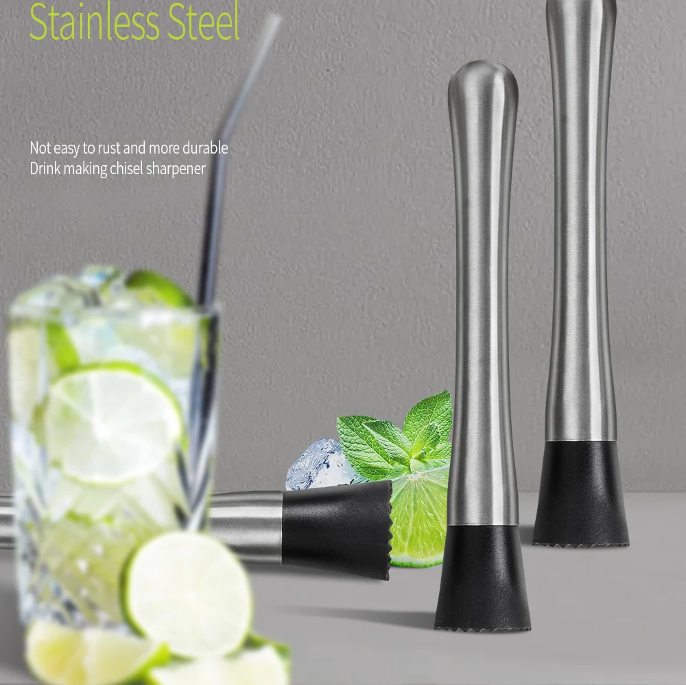 XYj коктейльный мудлер из нержавеющей стали посуда для бармена сделай сам миксер